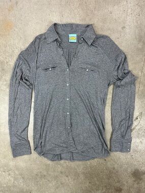 C&C California XS Charcoal Button Up